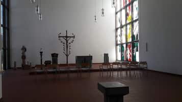 Blick von der Unterkunft