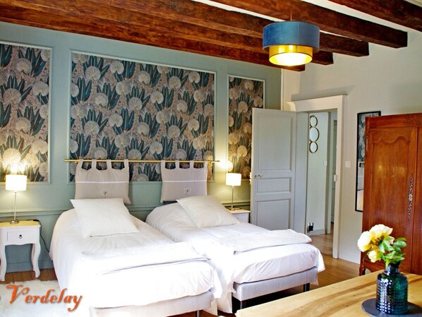 2 quartos, roupa de cama