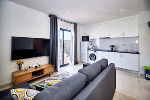 Appartement, uitzicht op stad | Woonruimte