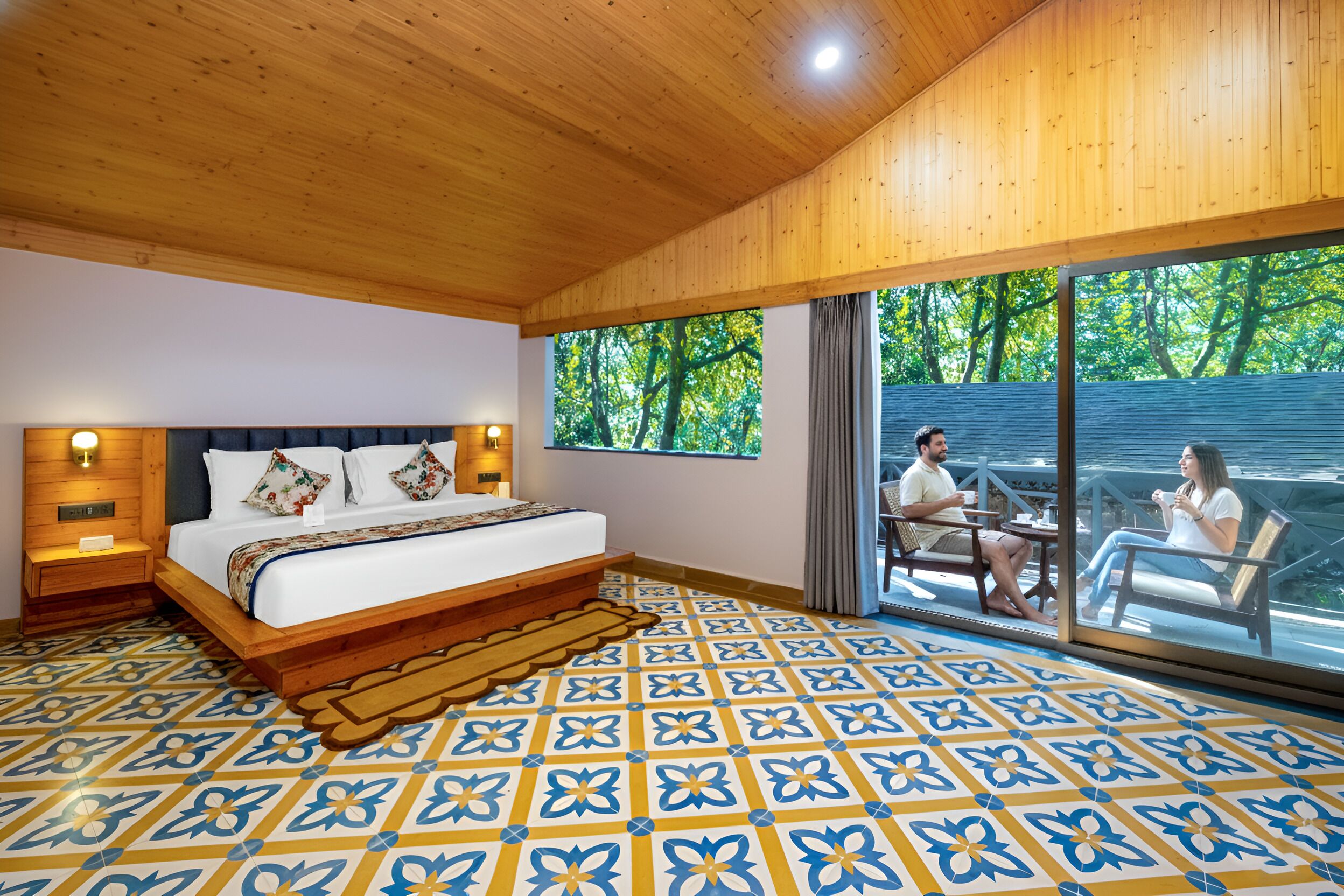 Anand Kutir (Cottage with Veranda) | In-room safe, desk, blackout curtains, iron/ironing board