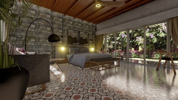 Coffres-forts dans les chambres, bureau, rideaux occultants