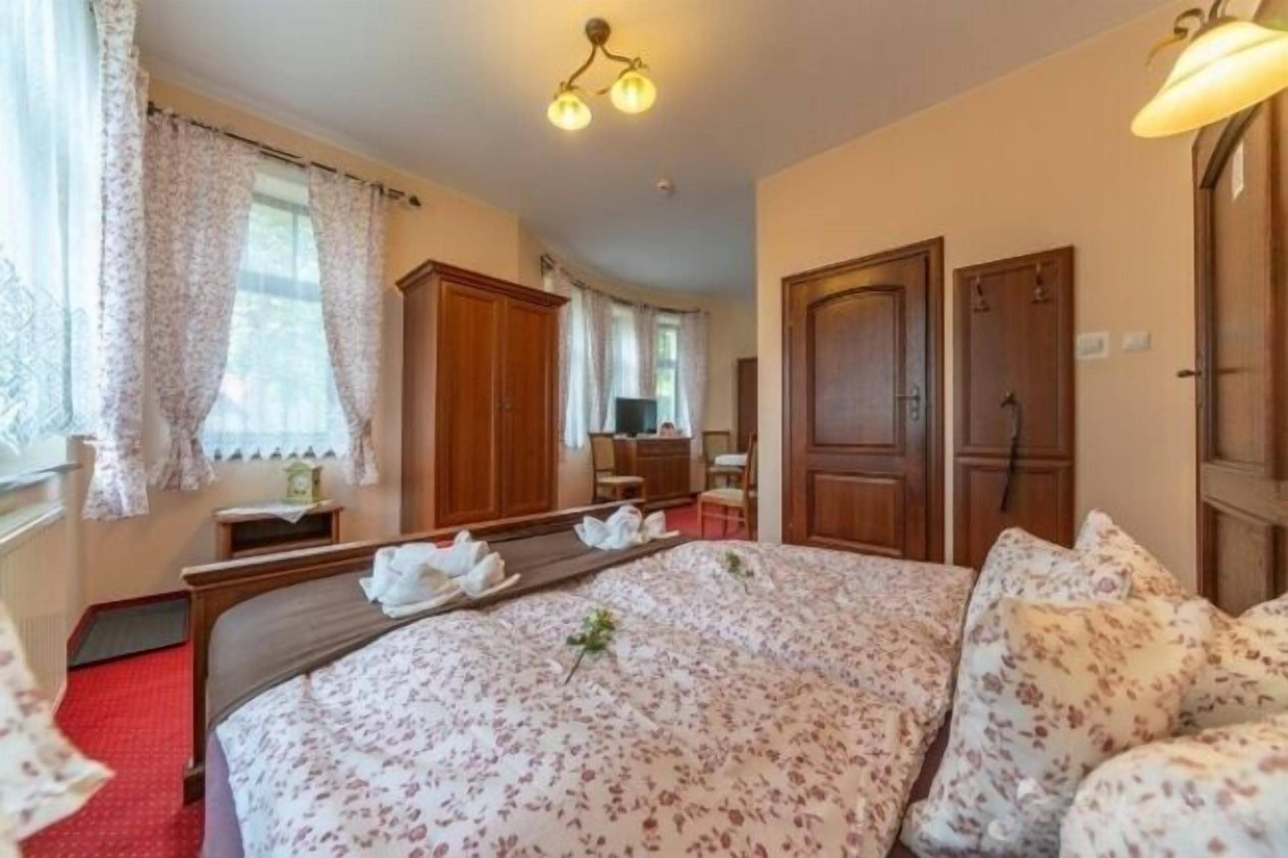 Quadruple Room, Garden View | Iron/ironing board (on request), free WiFi, bed sheets