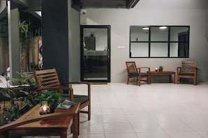 Sala de estar en el lobby