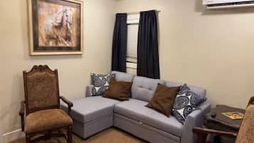 Smart TV, fireplace, computer monitors