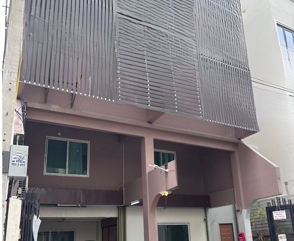 Fassade der Unterkunft