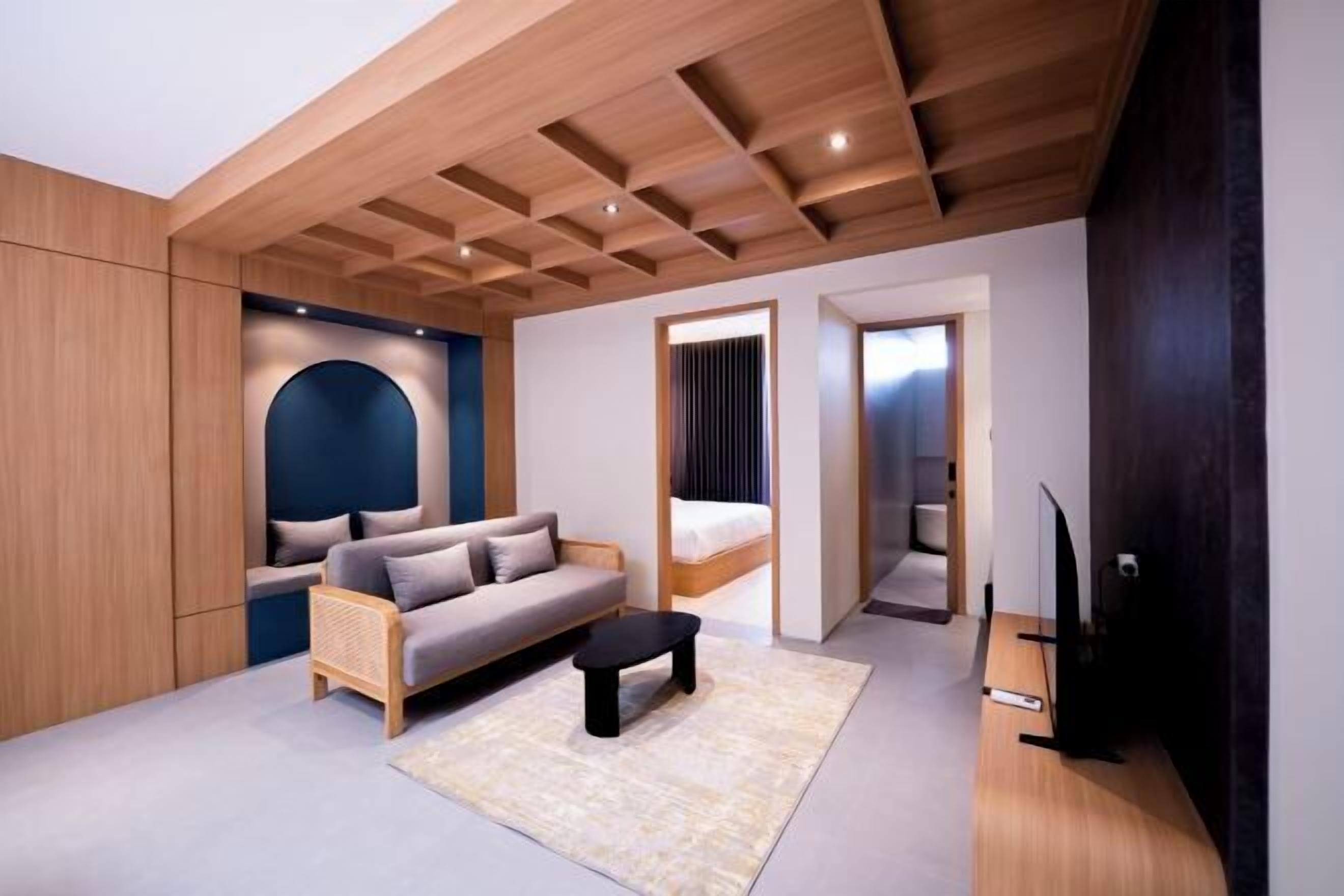 Hochwertige Bettwaren, kostenlose Minibar, Schreibtisch