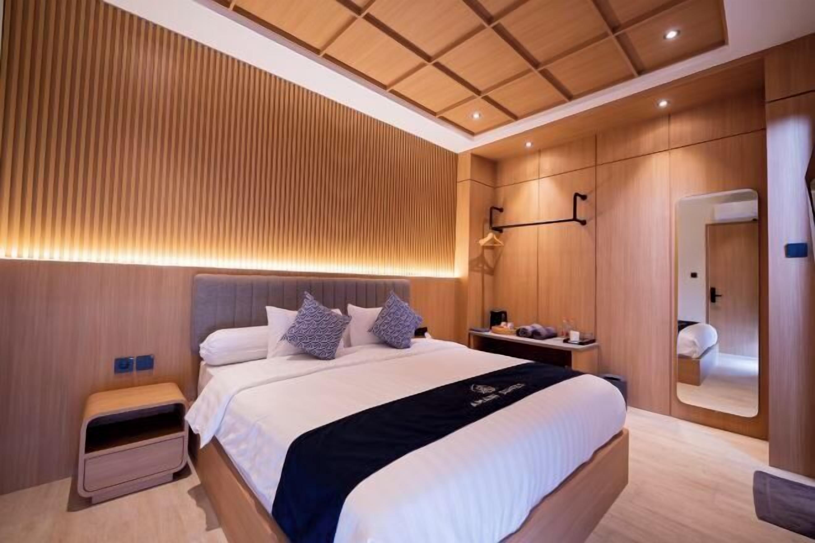 Hochwertige Bettwaren, kostenlose Minibar, Schreibtisch