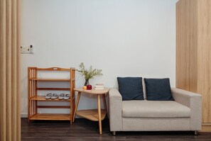 Chambre | Coin séjour | Télévision de 47 pouces avec chaînes numériques