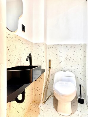 Shower, soap - Cozy 2BR Japandi Taman Rasuna Apartment Kuningan Jakarta Selatan (Daerah Khusus Ibukota Jakarta)