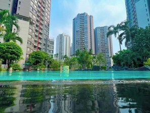 Pool - Cozy 2BR Japandi Taman Rasuna Apartment Kuningan Jakarta Selatan (Daerah Khusus Ibukota Jakarta)