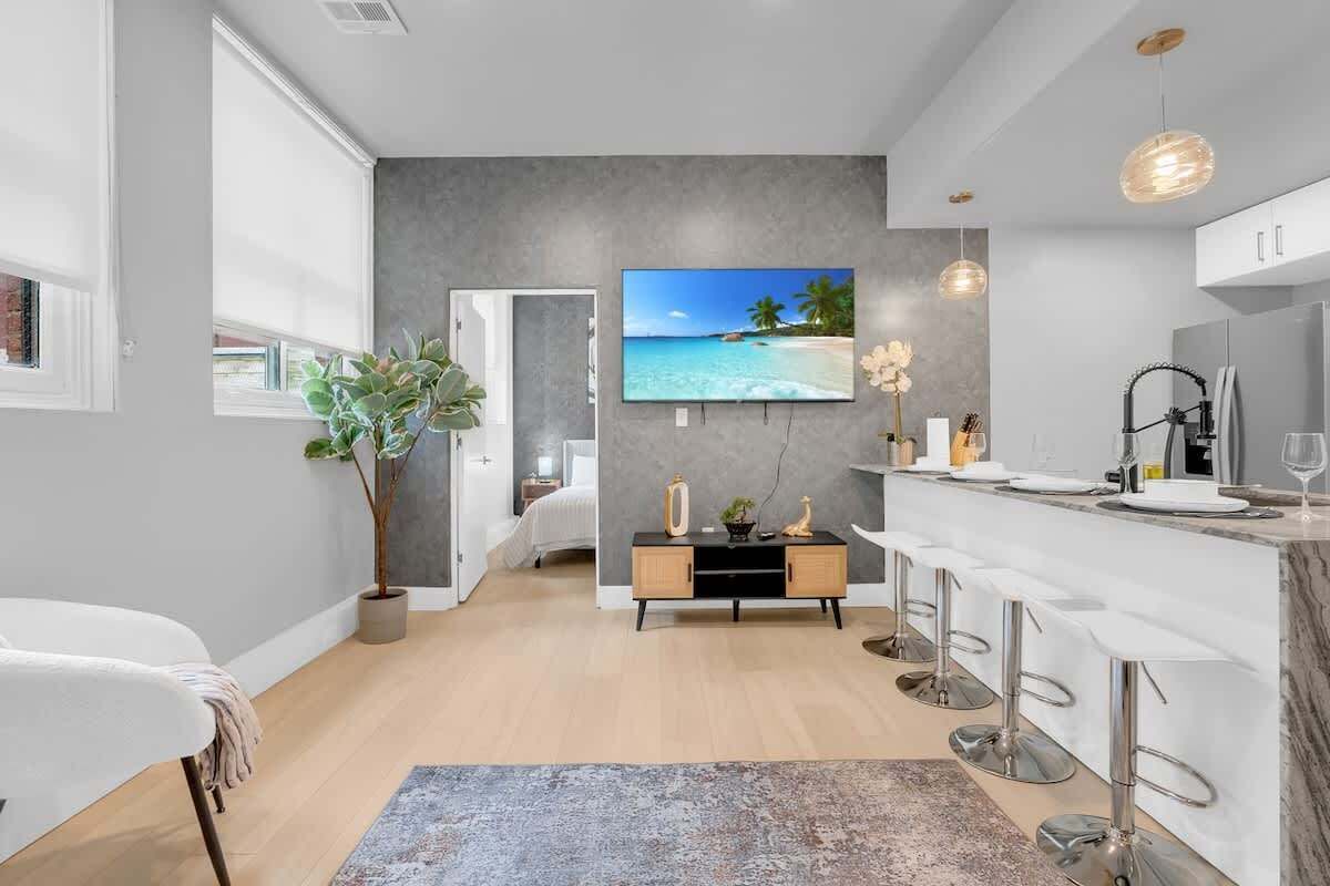 2 soverom, strykejern/-brett, wi-fi og sengetøy