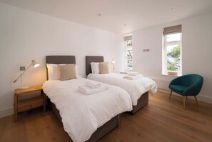 3 bedrooms, iron/ironing board, travel cot, WiFi