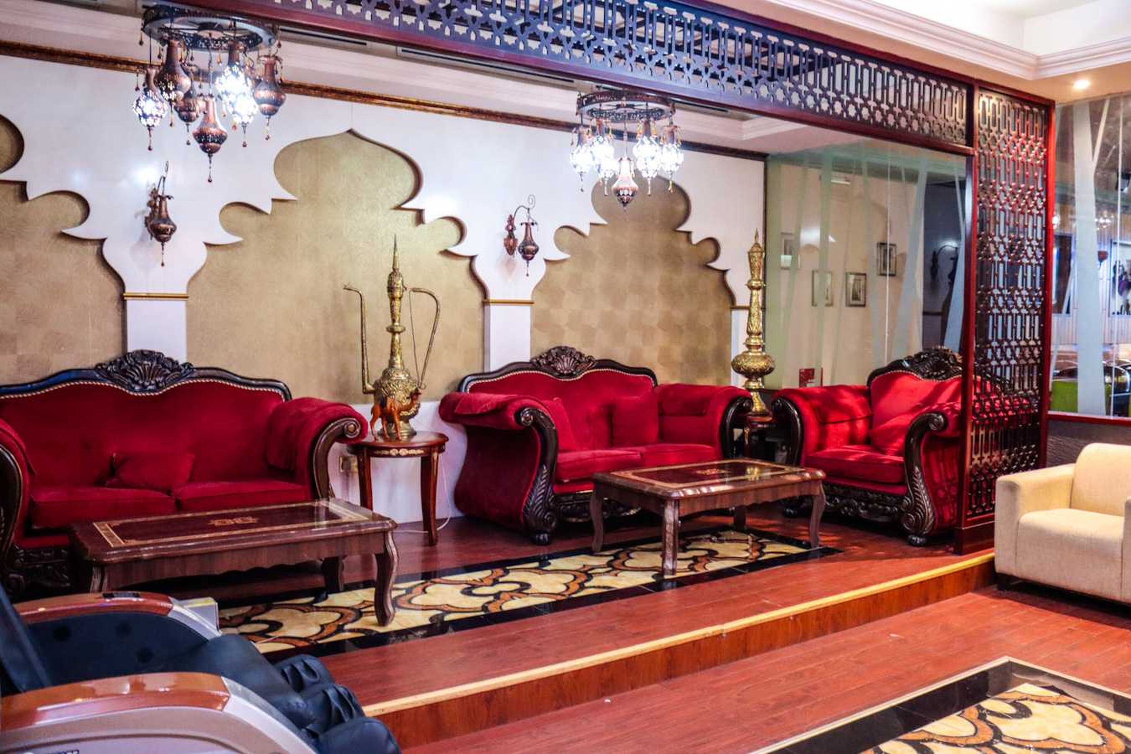 Lobby sitting area