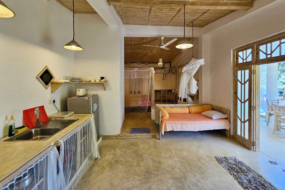 Bungalow Deluxe, balcon, vue piscine