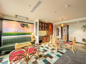 Apartament familiar, vistes a la ciutat | Sala d'estar