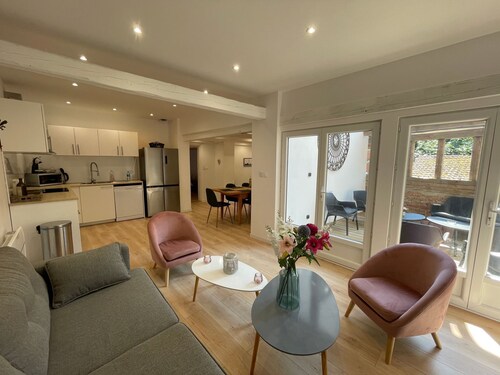 La Rosace Maison de village avec 3 chambres-8 personnes