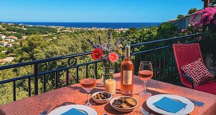 Villa Bleu Azur – Private Elegance with Sea & Mountain Views