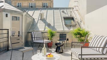 Departamento presidencial, vista a la ciudad | Terraza o patio