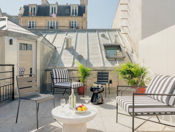 Three-Bedroom Premium Apartment | Terrace/patio