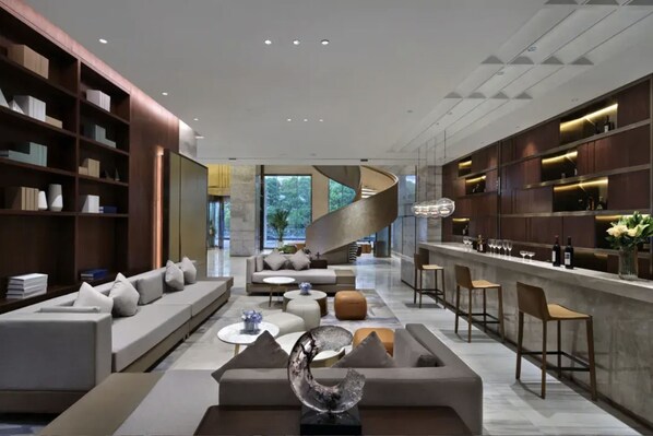 Sala de estar en el lobby