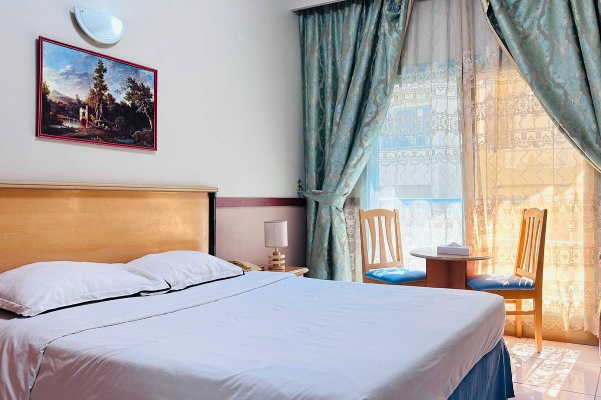 Premium bedding, free WiFi, bed sheets