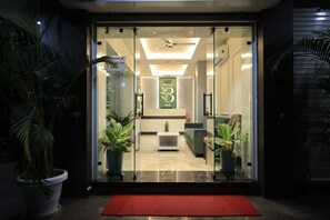 Interior entrance