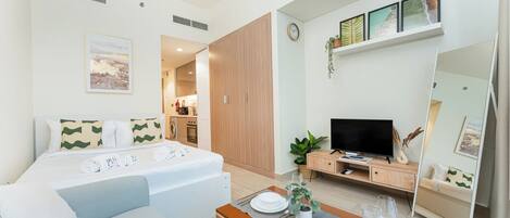 尊尚開放式客房, 露台, 城市景 | 羽絨被、房內夾萬、獨特設計、獨特裝修