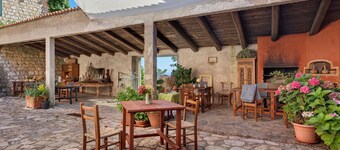 Room 'Quadrupla' with Mountain View and Shared Garden
