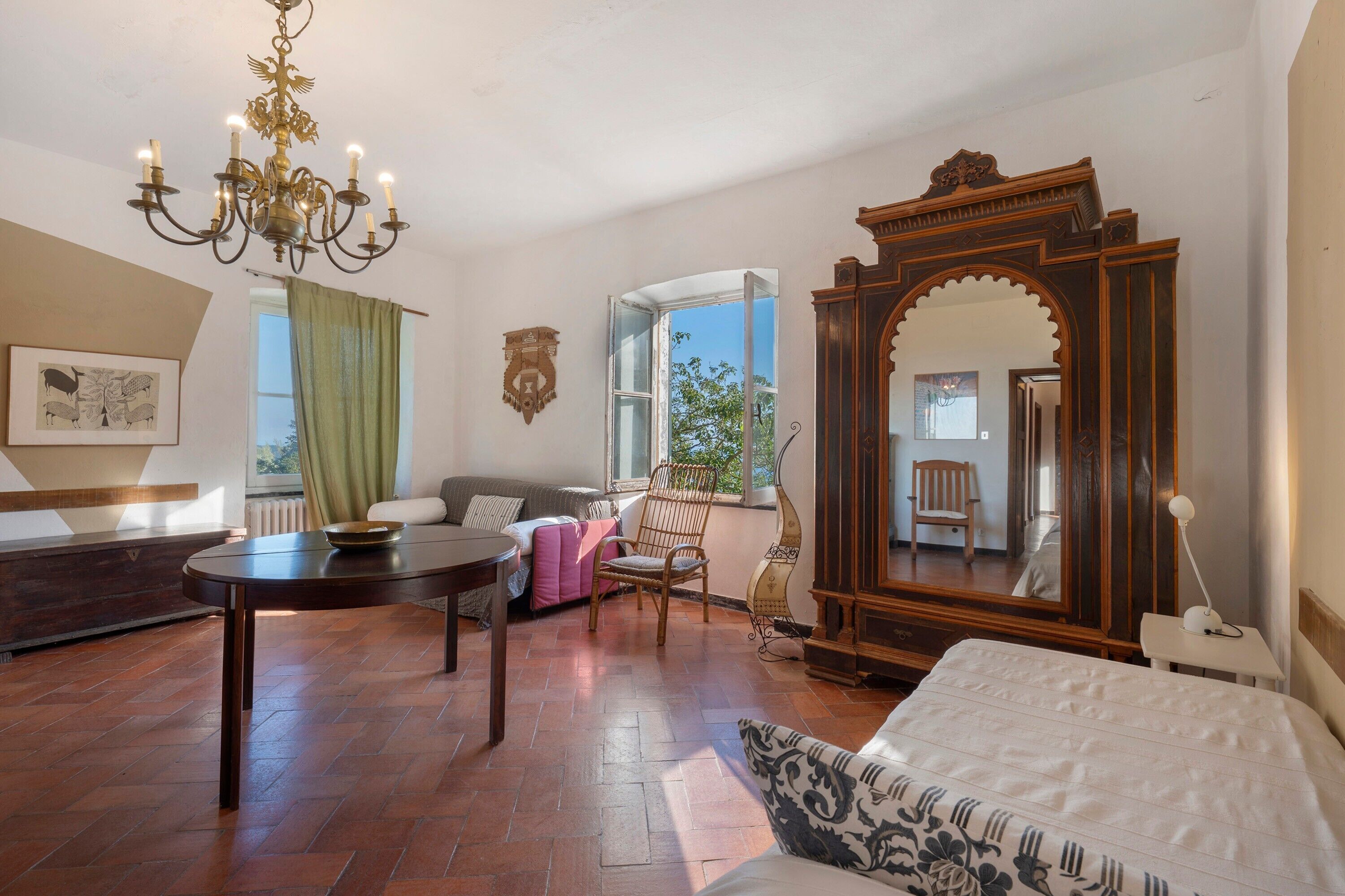 1 dormitorio y ropa de cama