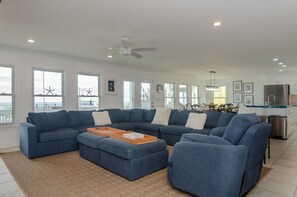 Interior - Conched Out : Beautiful Oceanfront Single Family Home with a Private Pool! (Kure Beach)