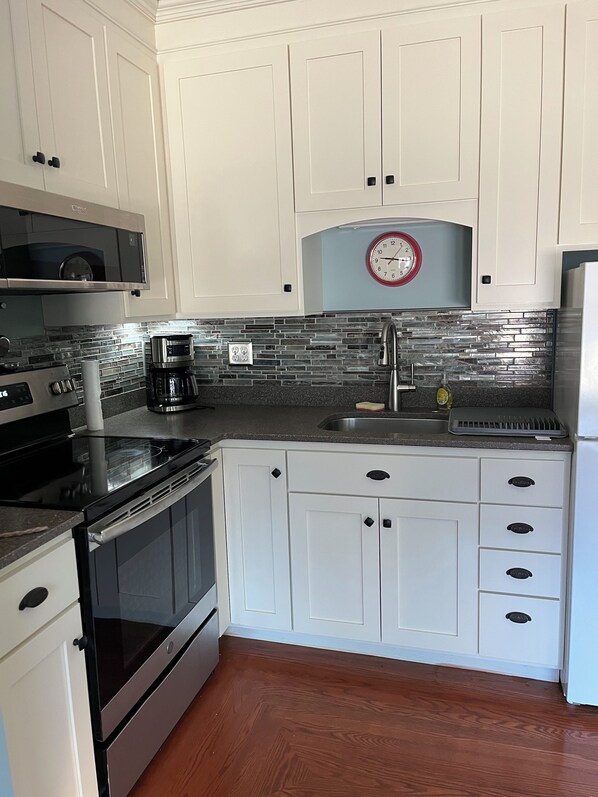 Microwave, oven, stovetop