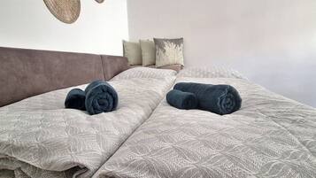 2 bedrooms, iron/ironing board, travel crib, free WiFi