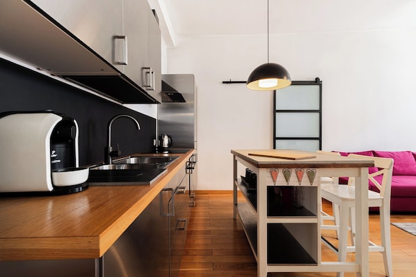 Private kitchenette - RentPlanet - Apartament Kotlarska II (Wrocław)