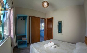 1 quarto, roupa de cama