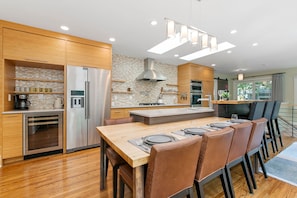 House, Multiple Beds, Patio, Garden View (500 Maple Street) | Private kitchen - Maple Courtyard - Old Town w/ King Suite & Piano (Fort Collins)