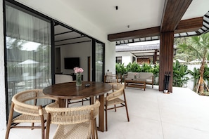 Villa, 3 habitaciones, piscina privada | Terraza o patio