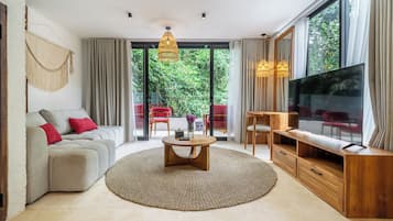 Apartment, 1 Bedroom, Balcony, Mezzanine | Minibar, laptop workspace, blackout curtains, free WiFi