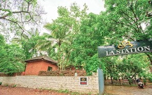 Fassade der Unterkunft