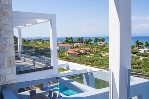Serenity Villa with Private Pool | Terrace/patio - Sunrise Villas Collection (Kassandra)