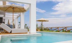 Diamond View Villa | Private Heated Pool | Terrace/patio - Sunrise Villas Collection (Kassandra)
