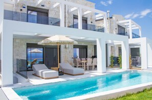 Serenity Villa with Private Pool | Terrace/patio - Sunrise Villas Collection (Kassandra)