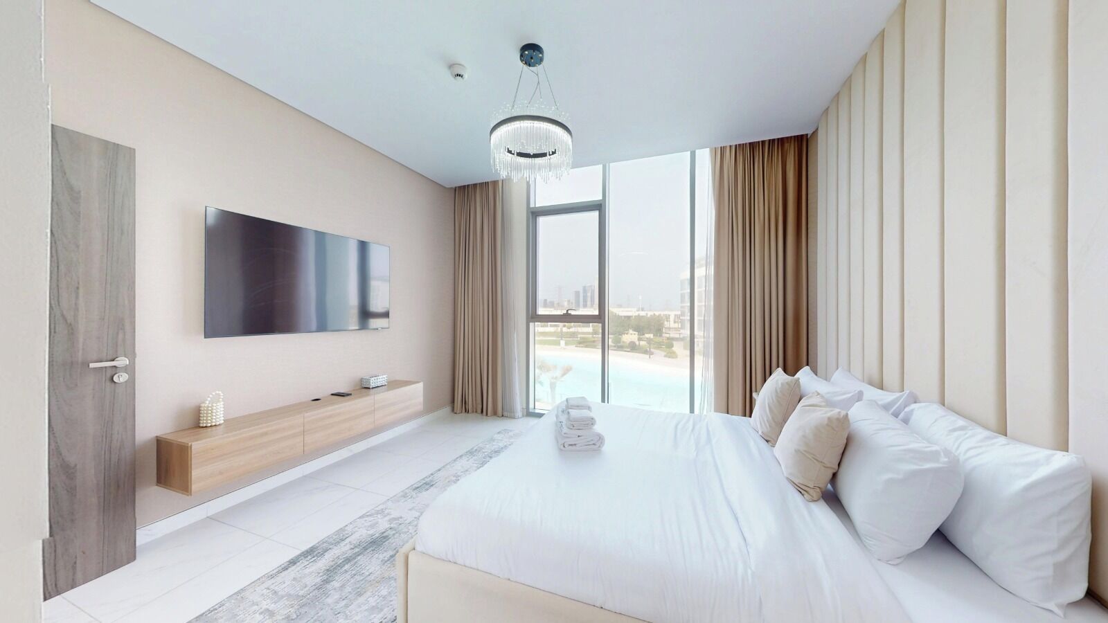 Luxury-Apartment, Blick auf die Lagune