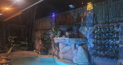 Tribal Bliss Private Resort in Lipa Batangas, a Privat Guest Room With Pool