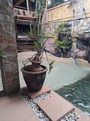 Maison, 4 chambres, fumeurs, piscine privĂ©e | Enceinte de lâhĂ©bergement