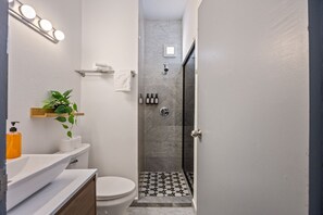 Hair dryer, towels