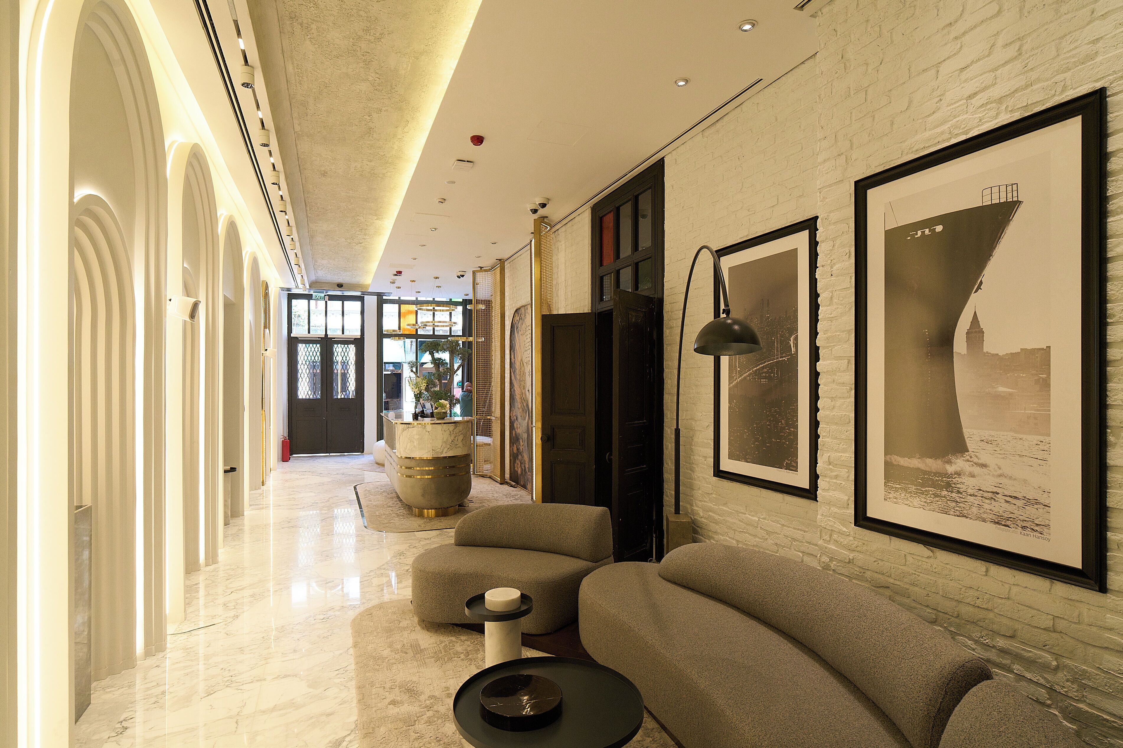 Sala de estar en el lobby