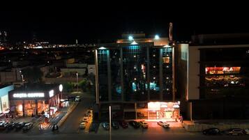 Façana frontal de l'allotjament