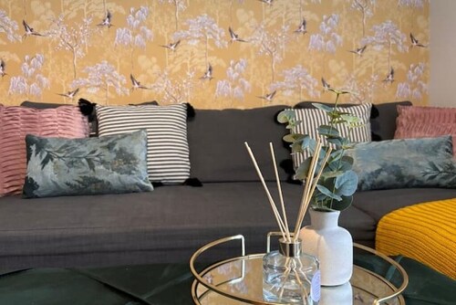 Fresh comfy space, feel at home.