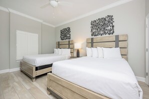 4 bedrooms, iron/ironing board, free WiFi, bed sheets
