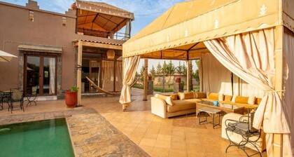 Villa farm Host heated pool view High Atlas